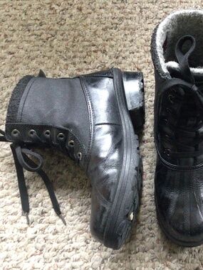 Black Ankle Winter Boots